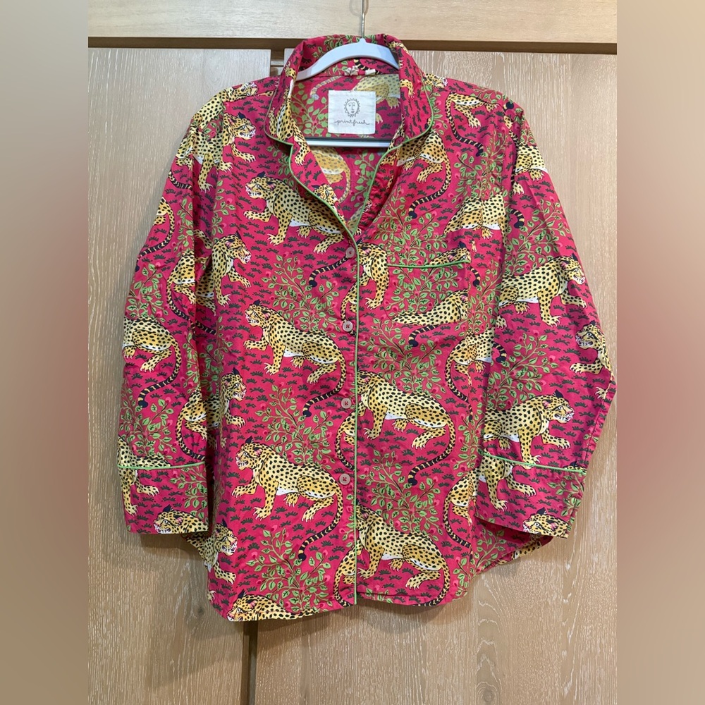 Printfresh Bagheera Vibrant Leopard Print pajama top